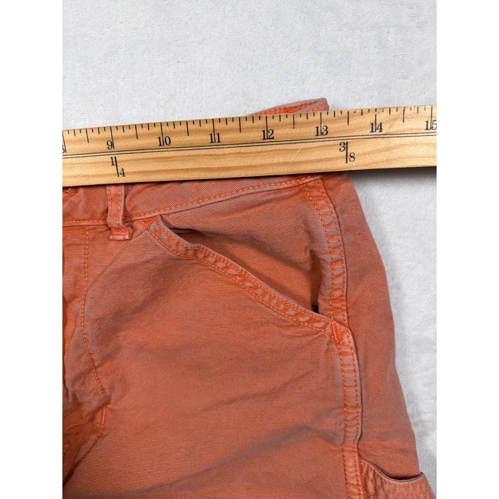 American Eagle Jean Shorts Womens Size 6 Orange Highest Rise '90s Boyfriend